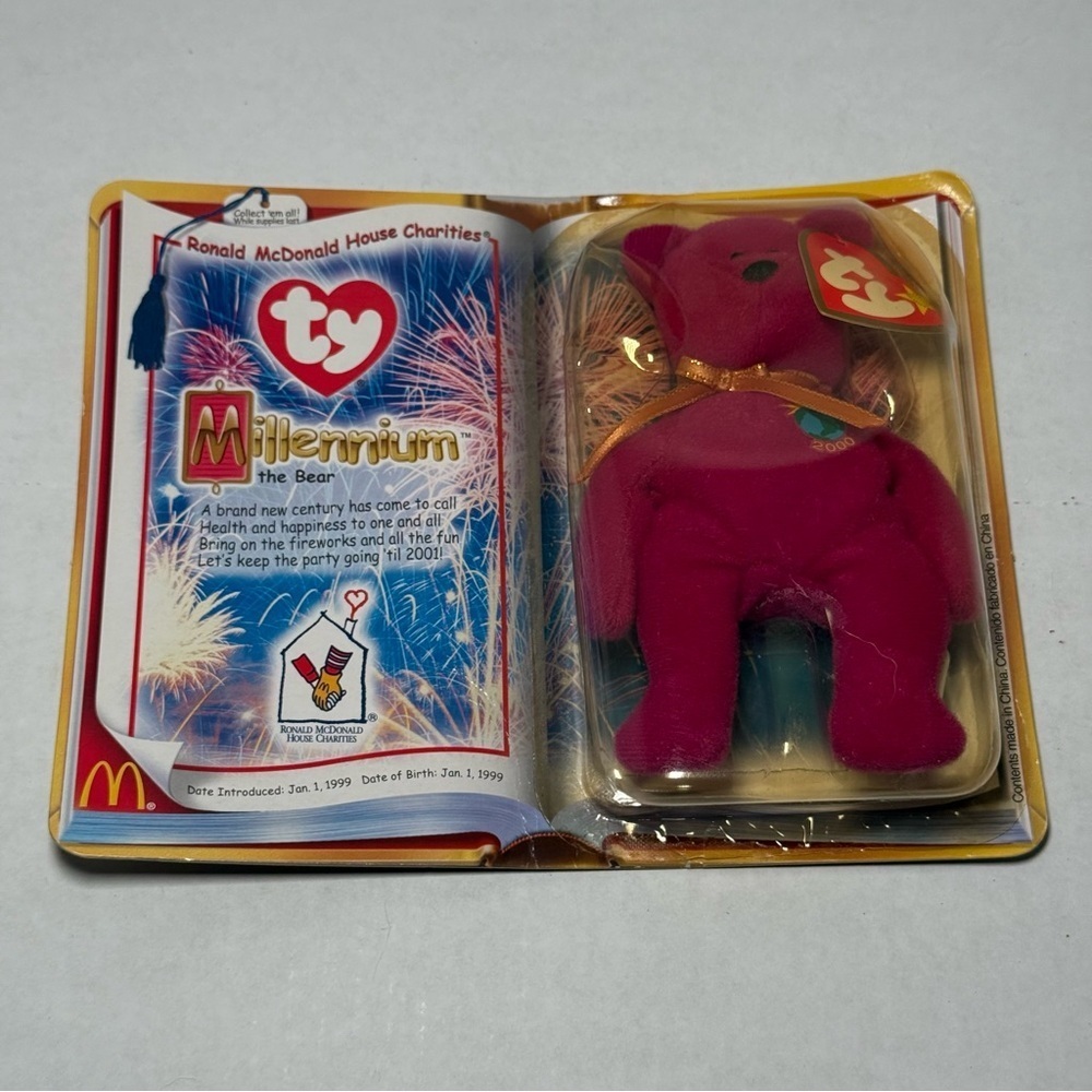 Ty Beanie Babies Millennium Bear